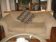 Taupe Sofa and Love seat