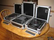 DJ gear. Pioneer DJM 800,  Pioneer CDJ 1000 MK2,  Pioneer CDJ 800