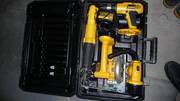 DeWalt 18V 3 tool pack & plastic case
