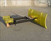 Snow Plow Forklift Attachment